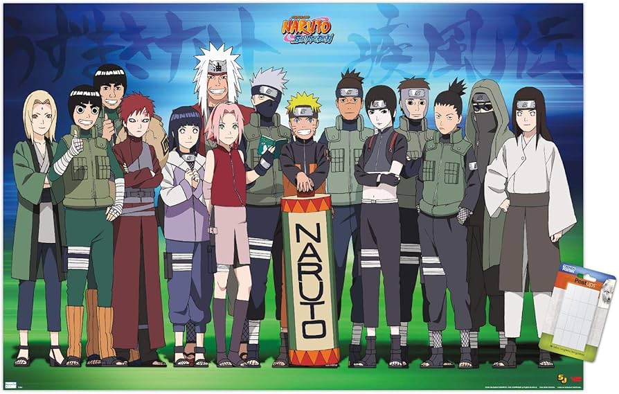 Amazon｜NARUTO-ナルト疾風伝-マキモノウォールポスター｜アートワーク