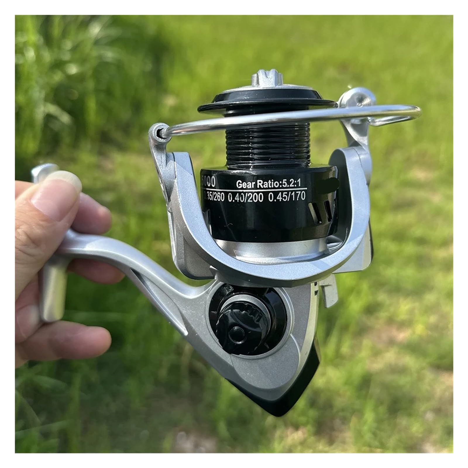 Carretes De Pesca Carrete de Pesca Giratorio máximo 10 kg Spinning