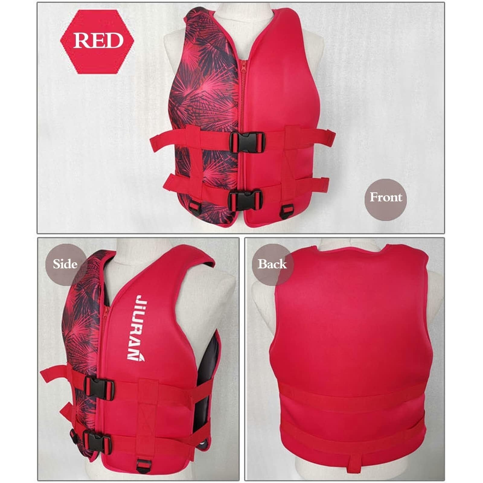Giacca da Surf Regolabile for Kayak, Pesca, Canottaggio, Nuoto | Giacca da Surf in Neoprene con Spalline Regolabili e Cintura Inguinale for Kayak, Pesca, Vela e Sicurezza nel Nuoto