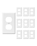 DEWENWILS Metal Duplex Wall Plate, UL Listed, Standard Size 1-Gang 4.50