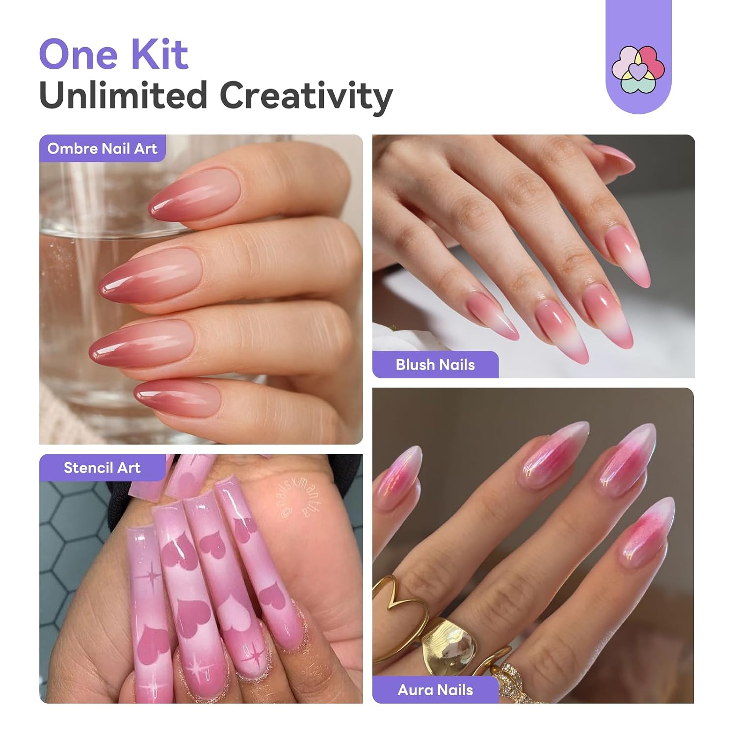 SAVILAND Salon-Perfect Results 30PSI Airbrush Kit: 3 Adjustable Air Pressure Options Portable Airbrush for Nails with Screen Creative Without Limits for Nail & Model Painting
