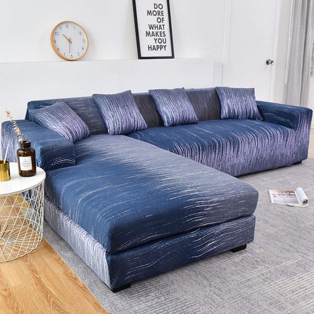 Housse de canapé d'angle en coton pour un salon chaleureux et accueillant en famille