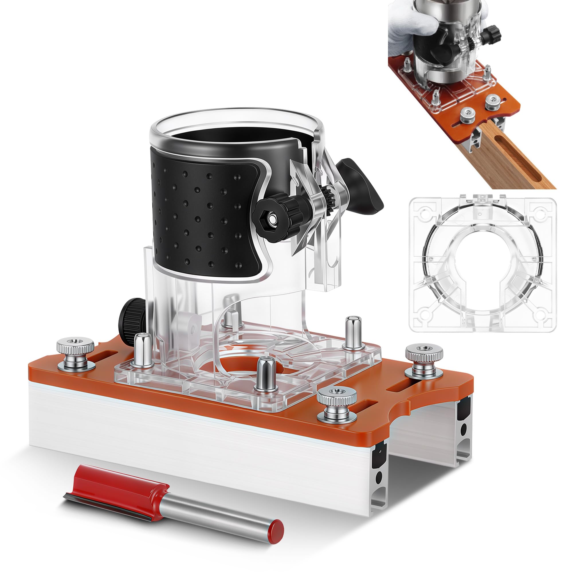 Wood Trimmer Router Base - Precision & Durability -1