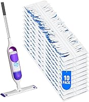 Vista 10 de Paquete de 6 almohadillas Swiffer Power Mop – Recambios desechables para mopa húmeda Swiffer Power Mop, almohadillas superabsorbentes para limpieza
