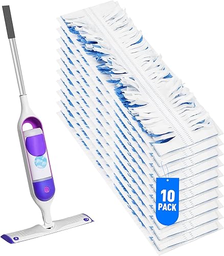 Miniatura 10 de Paquete de 6 almohadillas Swiffer Power Mop – Recambios desechables para mopa húmeda Swiffer Power Mop, almohadillas superabsorbentes para limpieza