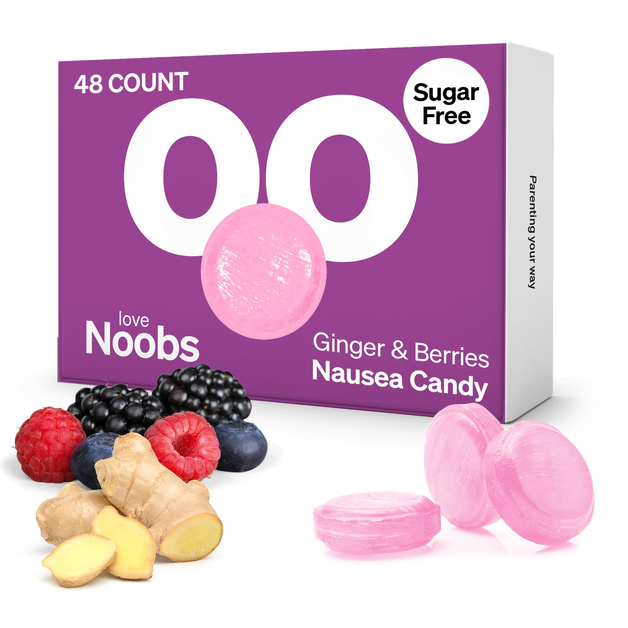 Morning Sickness Candy by LoveNoobs, Lemon Ginger, Nausea Relief B6, 48 ct — Amazon image 10