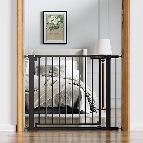 BABELIO Baby Gate for Doorways and Stairs, 36-41" Pet Gate