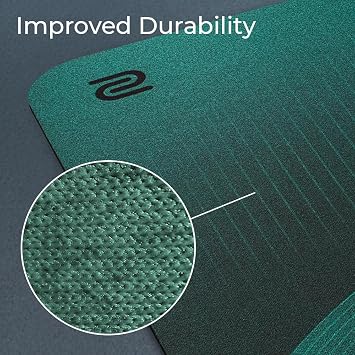 BenQ Zowie G-SR-SE Bi Large Esports Gaming Mouse Pad, Humidity Resistance Color Cloth, Smooth Glide Feeling with Steady Control, Non-Stitched Edges, Uniform high-Density Rubber