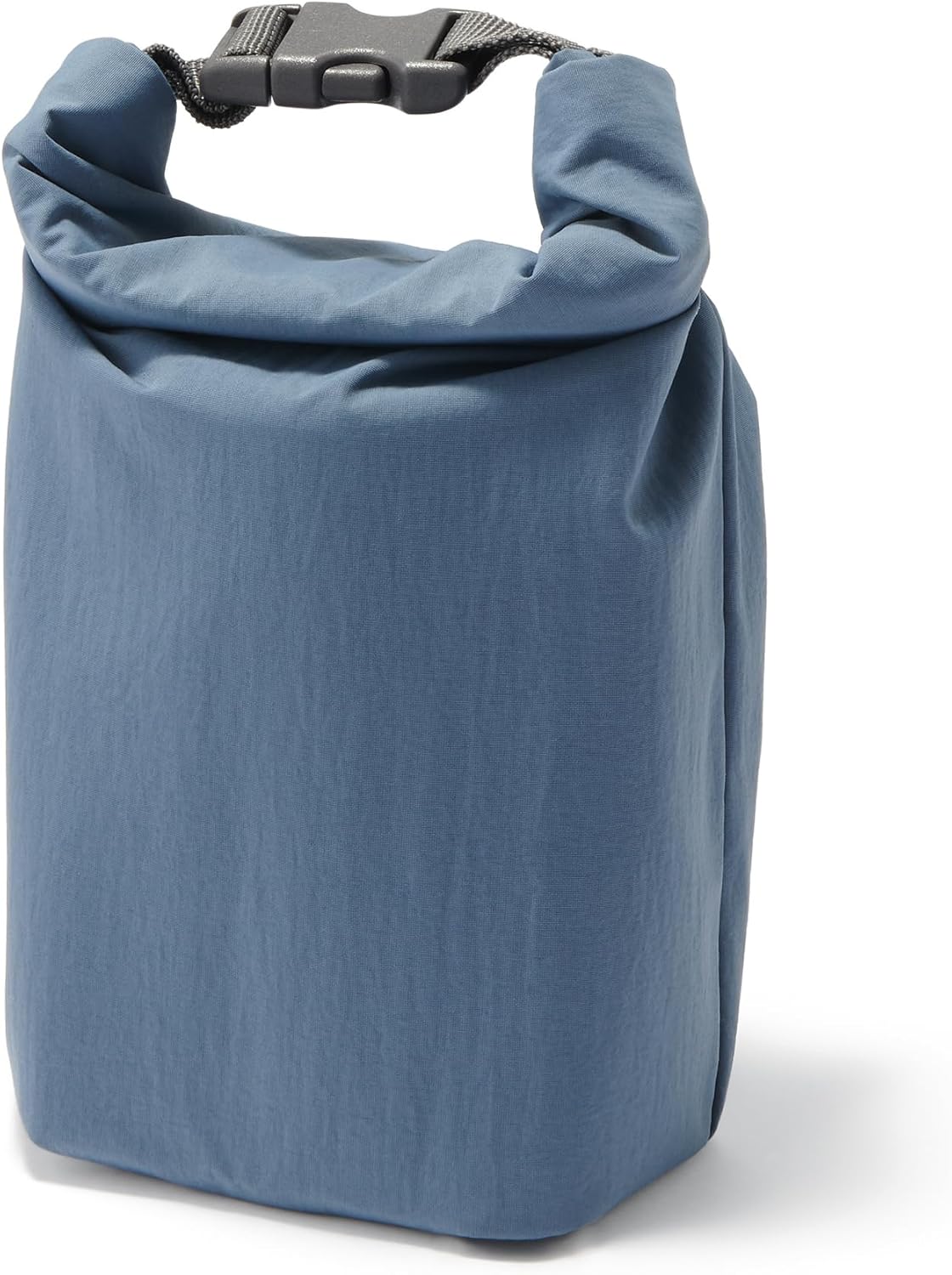 無印良品 MUJI 84905391 Adjustable Height Lunch Bag, Roll Top Type, Small, Smoky Blue