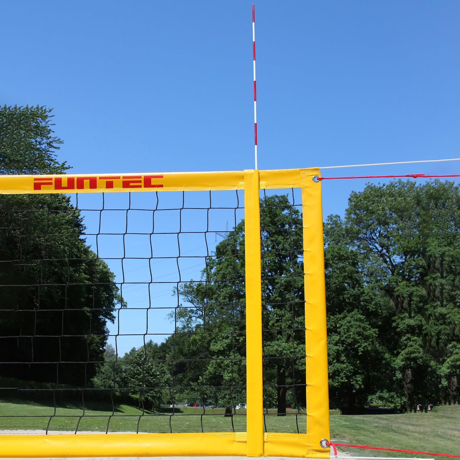 Funtec Beachvolleyball-Antennengarnitur Plus 4-teilig für Außen- und Hallensport