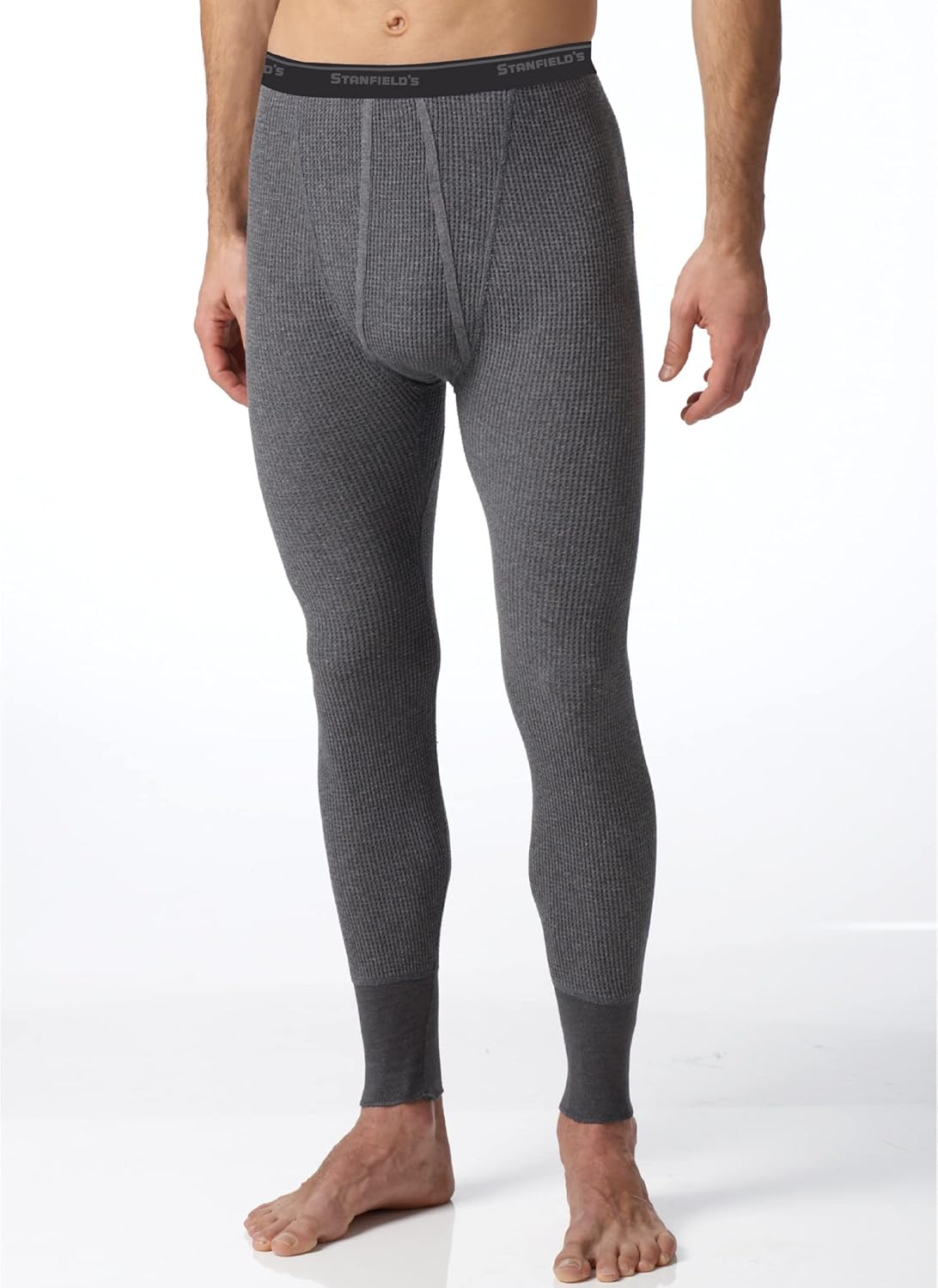 Stanfield's Men's Long Johns, Charcoal Mix