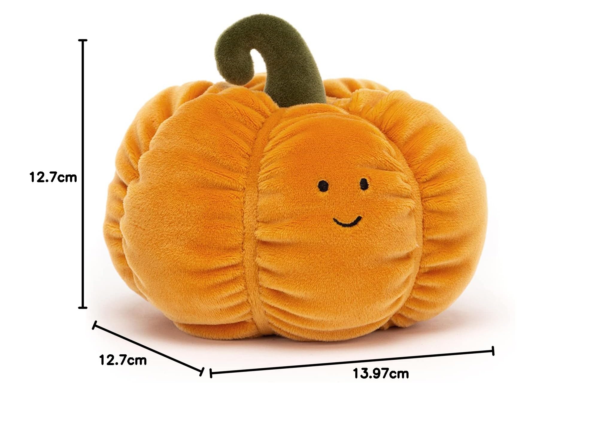 新品★★ジェリーキャット★パンプキン★かぼちゃ★ぬいぐるみ★ Amazon.co.jp: Jellycat Vivacious 野菜 パンプキン ぬいぐるみ