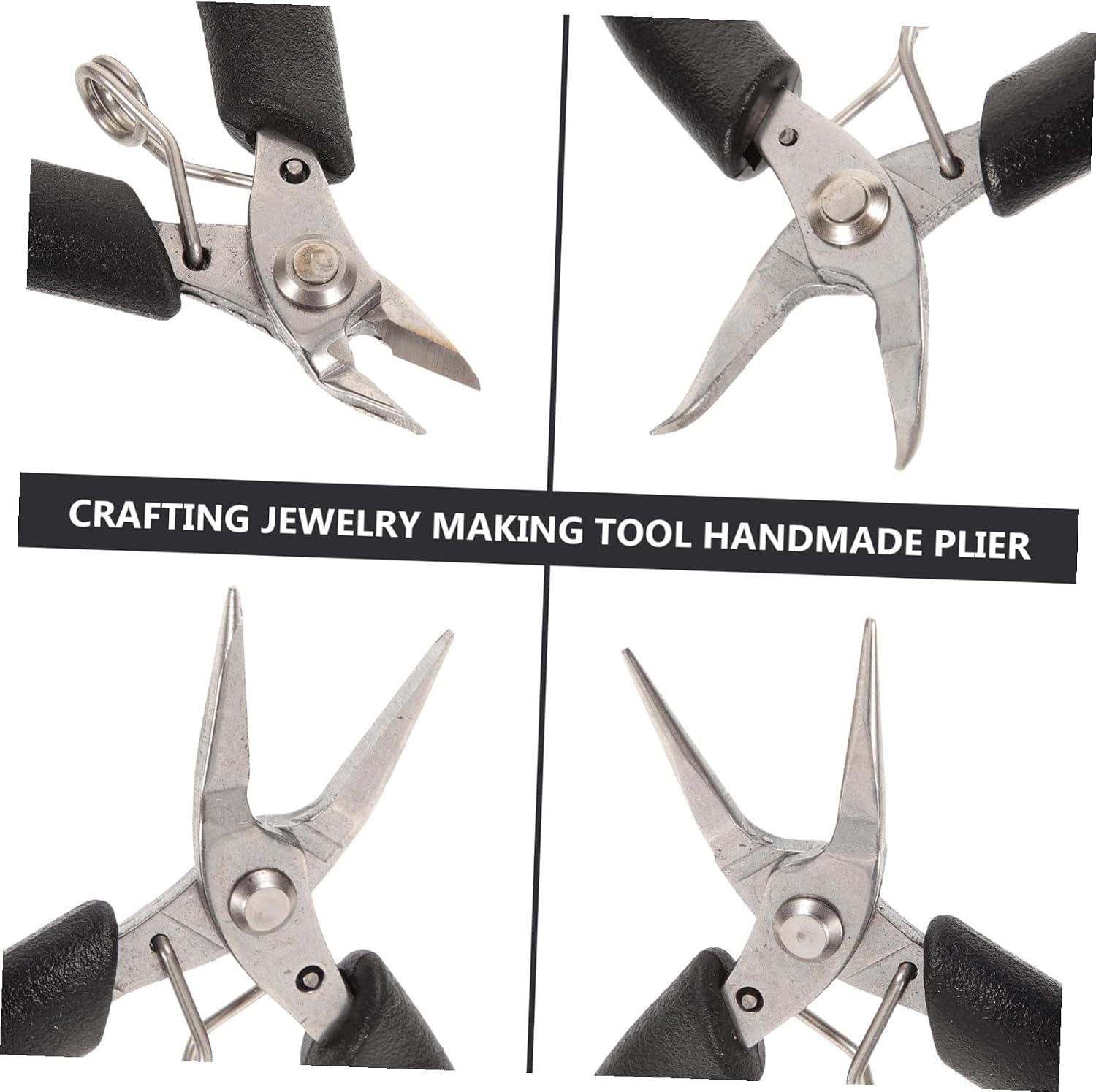 4pcs Handmade Plier Sturdy Jewelry Making Tool for DIY Crafts