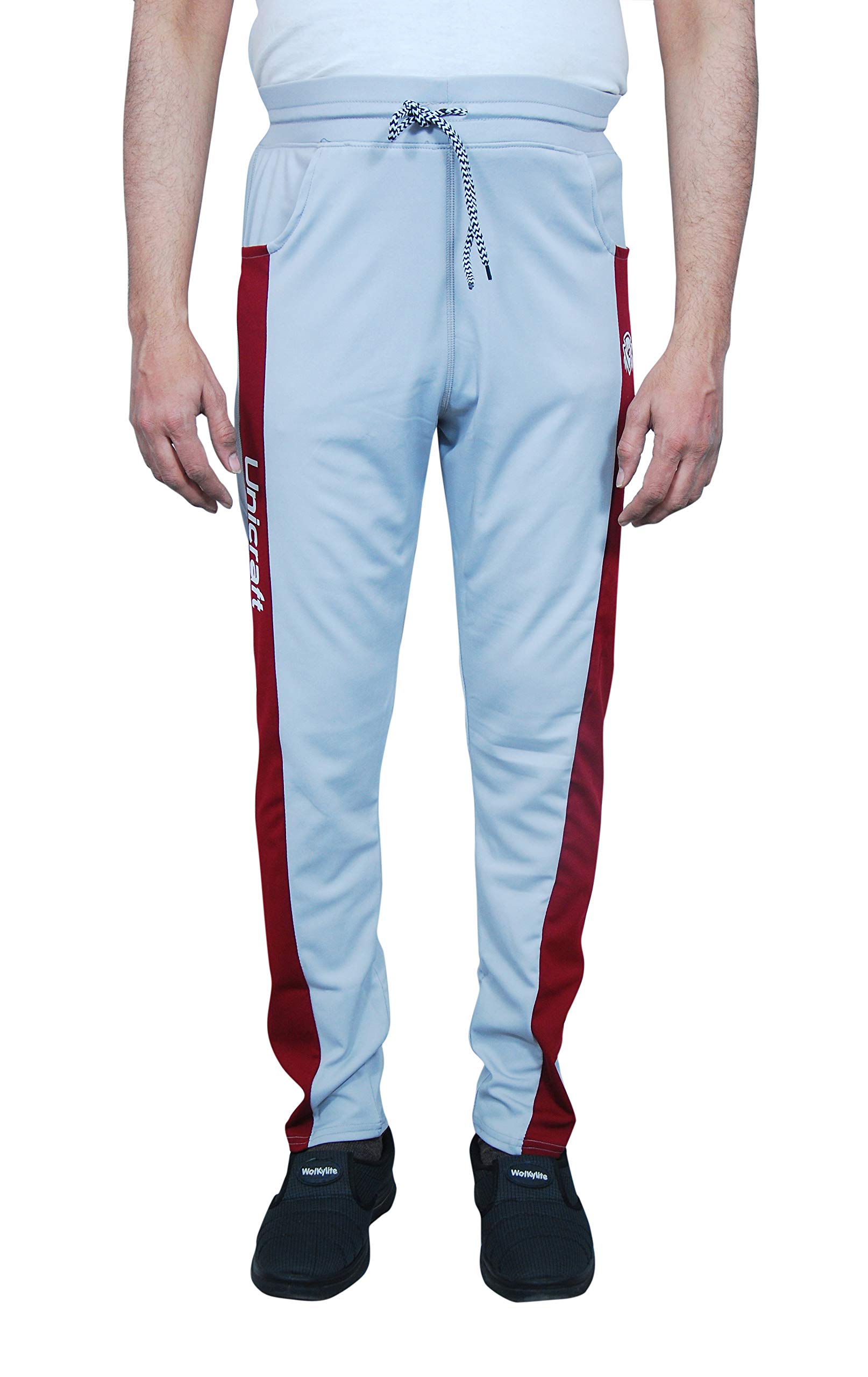 Men's Regular Fit Joggers Trackpant for Running, Jogging, Gym & Yoga wear UC-8113 Yellow (Medium, Grey)-image-41