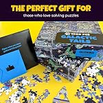 QUOKKA Puzzles 1000 Pieces Adult – Galactic Tails – Premium Box Packaging with Extra Fun Challenges, Stunning Galaxy Dog Puzzle, Perfect for Relaxation, Creativity & Gift Giving