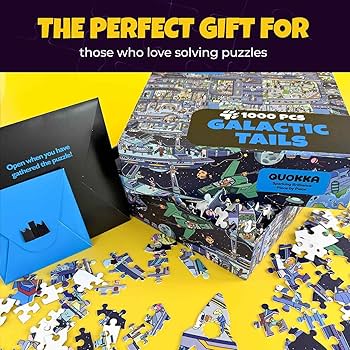 Amazon.com: QUOKKA 1000 Piece Jigsaw Puzzle for Adults Galactic