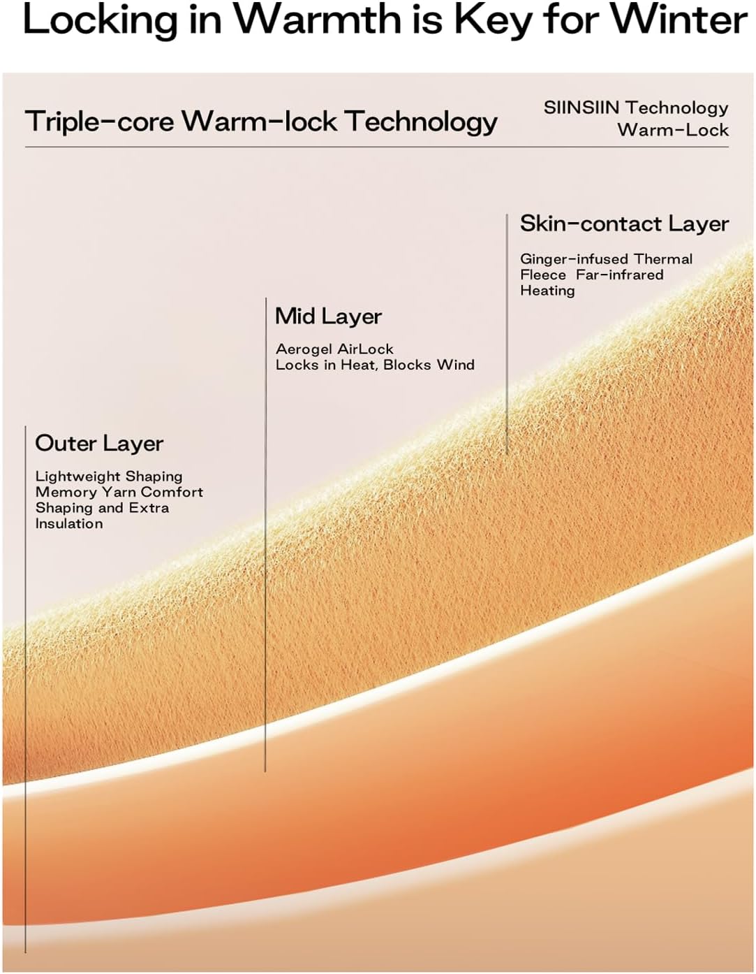 Thermal Leggings for Women Warm Winter Butt Lifting High Waisted Tummy Control Tights with Pockets - Image 6