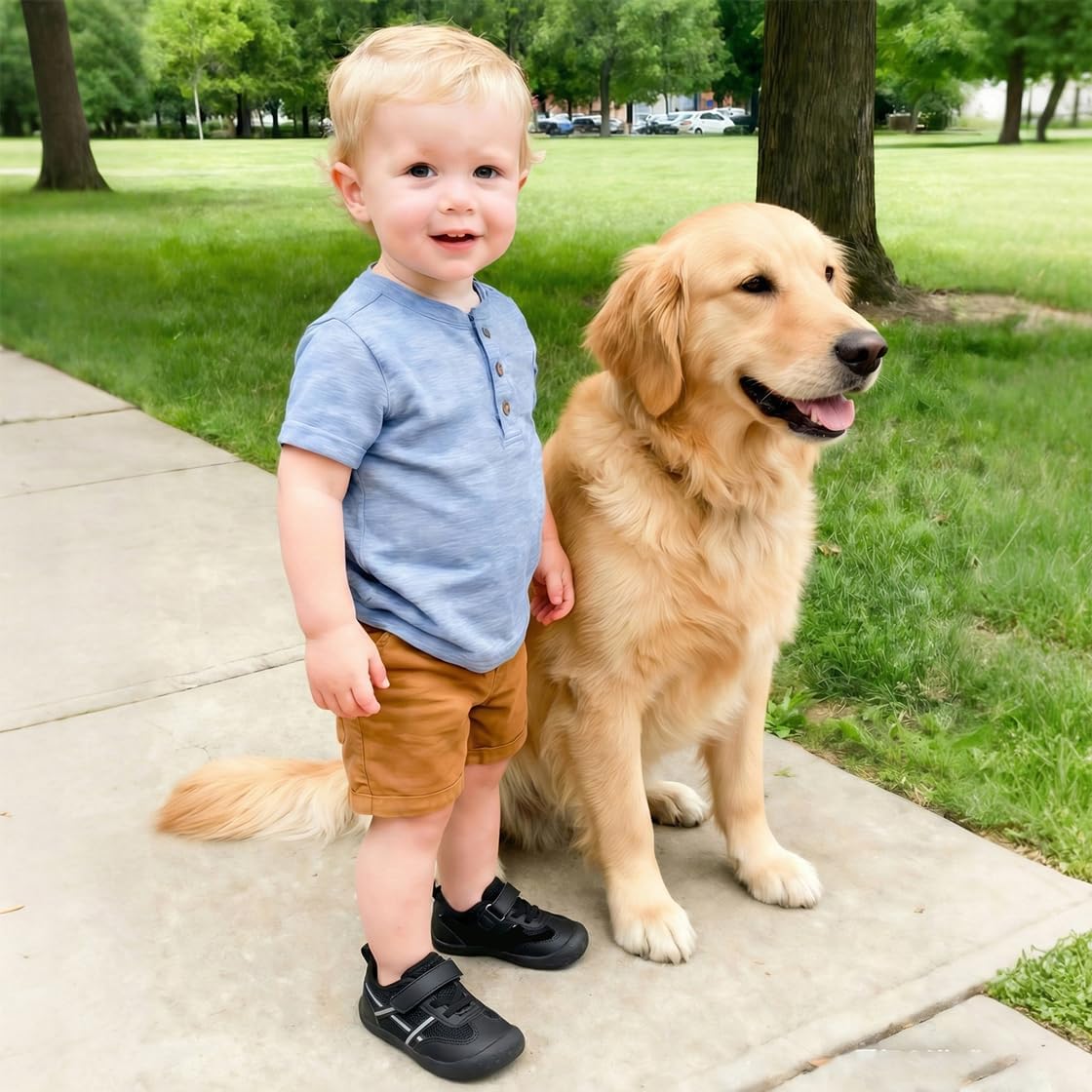 Scurtain Baby Shoes Boy Girl First Walking Shoe Infant Crib Breathable Sneakers Lightweight Barefoot Shoes for Babies - Image 2