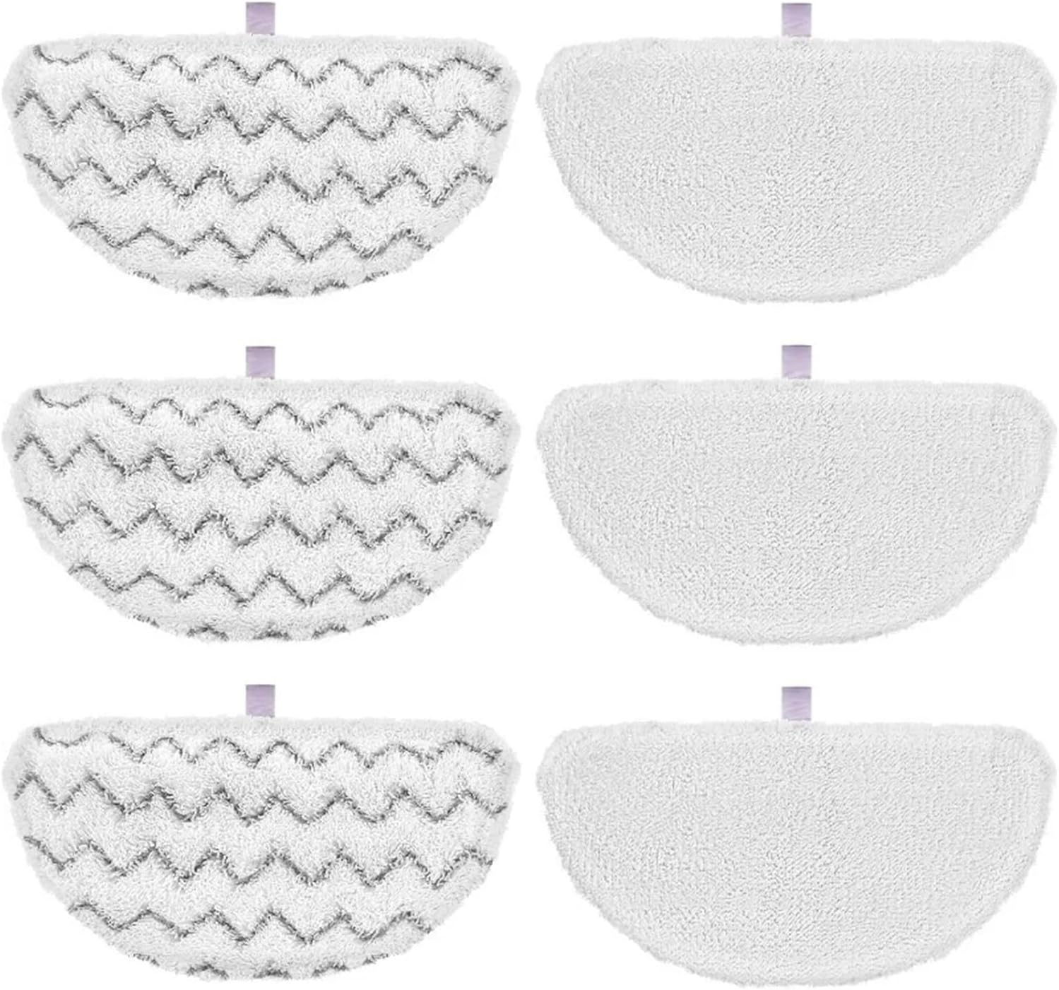 6PCS Steam Mop Pads, Suitable For Bissell Powerfresh 1940, Made Of Microfiber, Washable, And Reusable