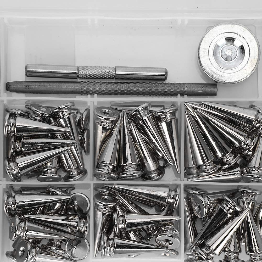 Punk Studs, Easy to Use DIY Punk Rivets Not Easy to Deform Portable for