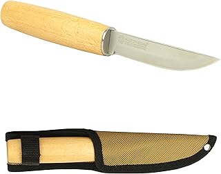 Mastiff Gears® PUUKKO Viking Knife - Utility Knife - Fixed-Blade Outdoor Knife - Camping Bushcraft Knife With Sheath - Stainless Steel Fixed Blade Knife - MASTIFF GEARS