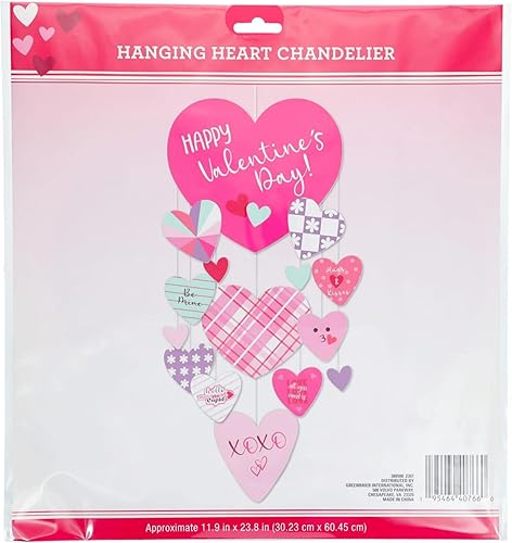 Miniatura 2 de Lámpara colgante colgante de techo con temática de corazón para el día de San Valentín