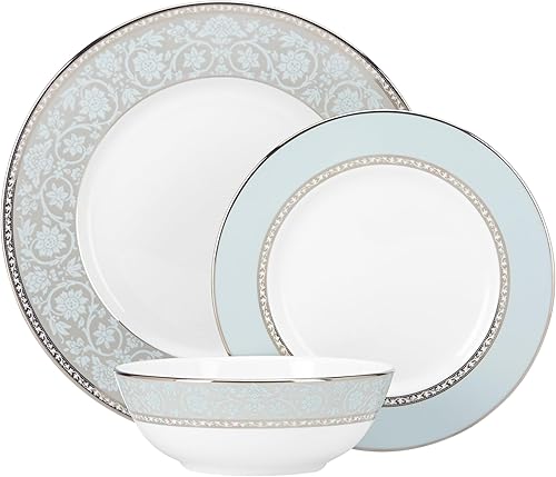 Lenox 844299 Westmore Juego de platos de 3 piezas