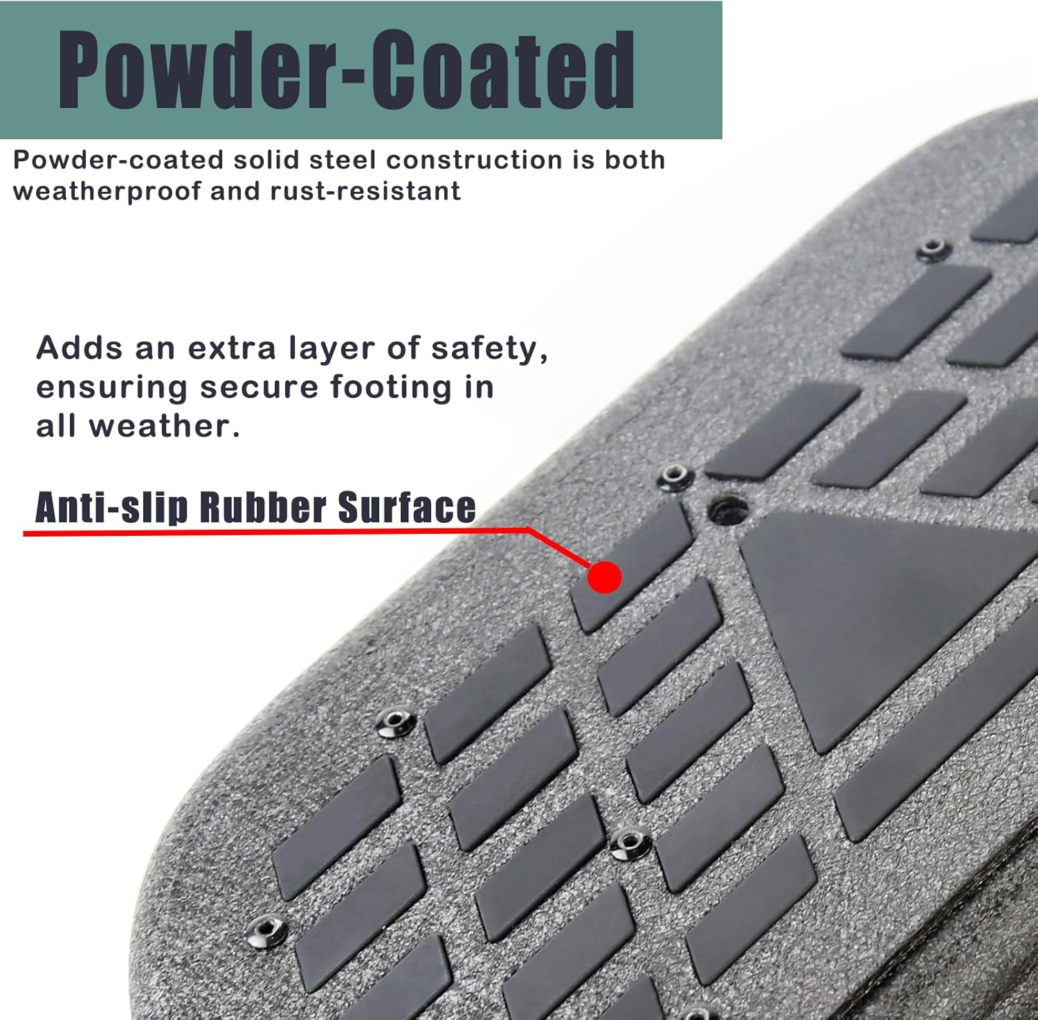 Anti-Slip Solid Trailer Hitch Step for 2 Inch Receiver with Trailer Hitch Kit for Jeep Wrangler - JL 2 Inch Rear Bumper Tow Hitch Receiver for 2018-2024 Jeep Wrangler JL JLU 4 and 2 Door Unlimited Acc