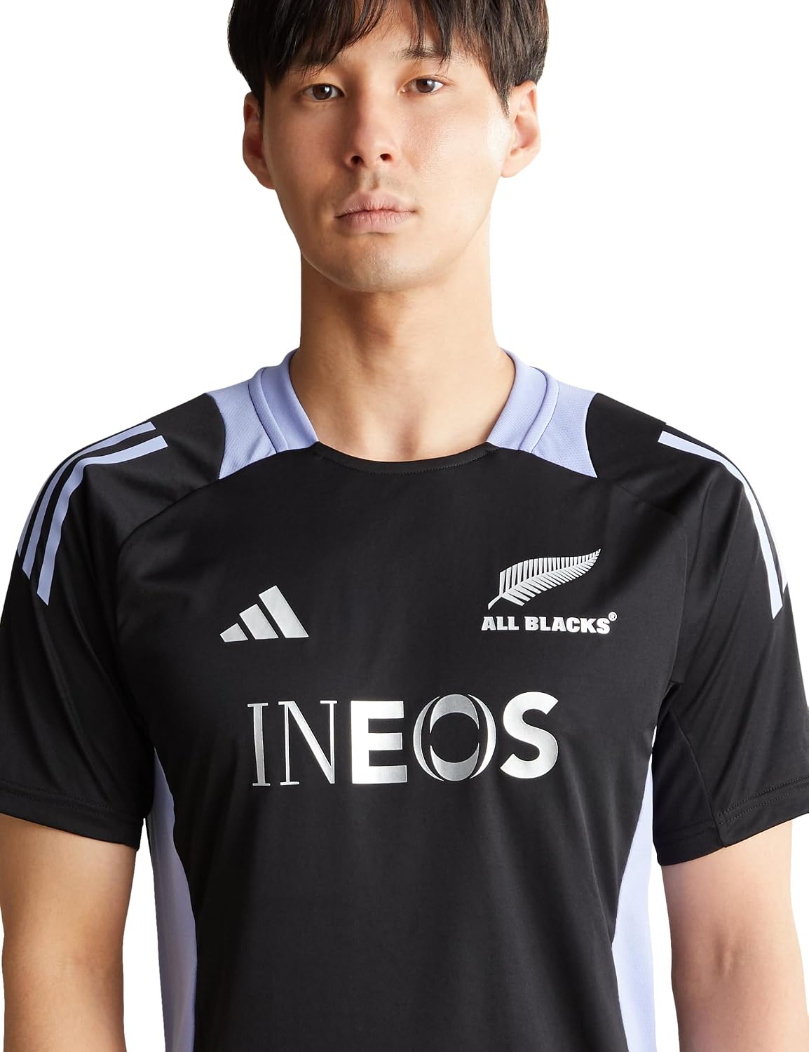 Amazon.co.jp: Adidas JUJ26 Men's Short Sleeve T-Shirt, All Blacks
