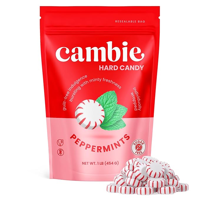 Caramelos Duros Sin Azúcar Cambie Sabor Menta, 1 lb (16 oz) miniatura 3