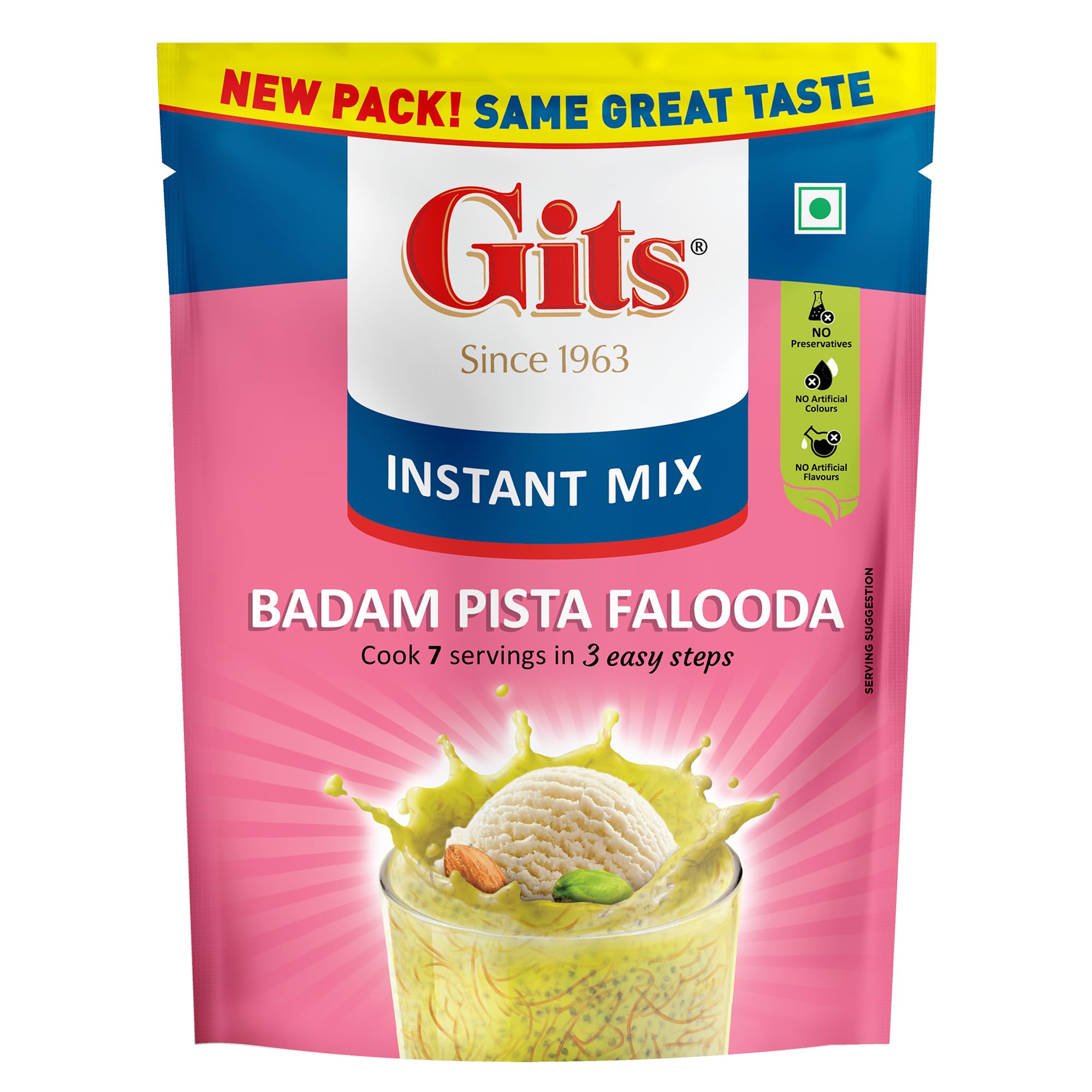 Gits Falooda Mix, Badam and Pista, 200g