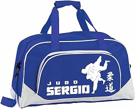 Judo 02 Personalised Sports Bag, Karate Sports Bag, Personalised Sports Bag, Boy and Girl Sports Bag, Personalised Children's Backpack (Royal Blue)