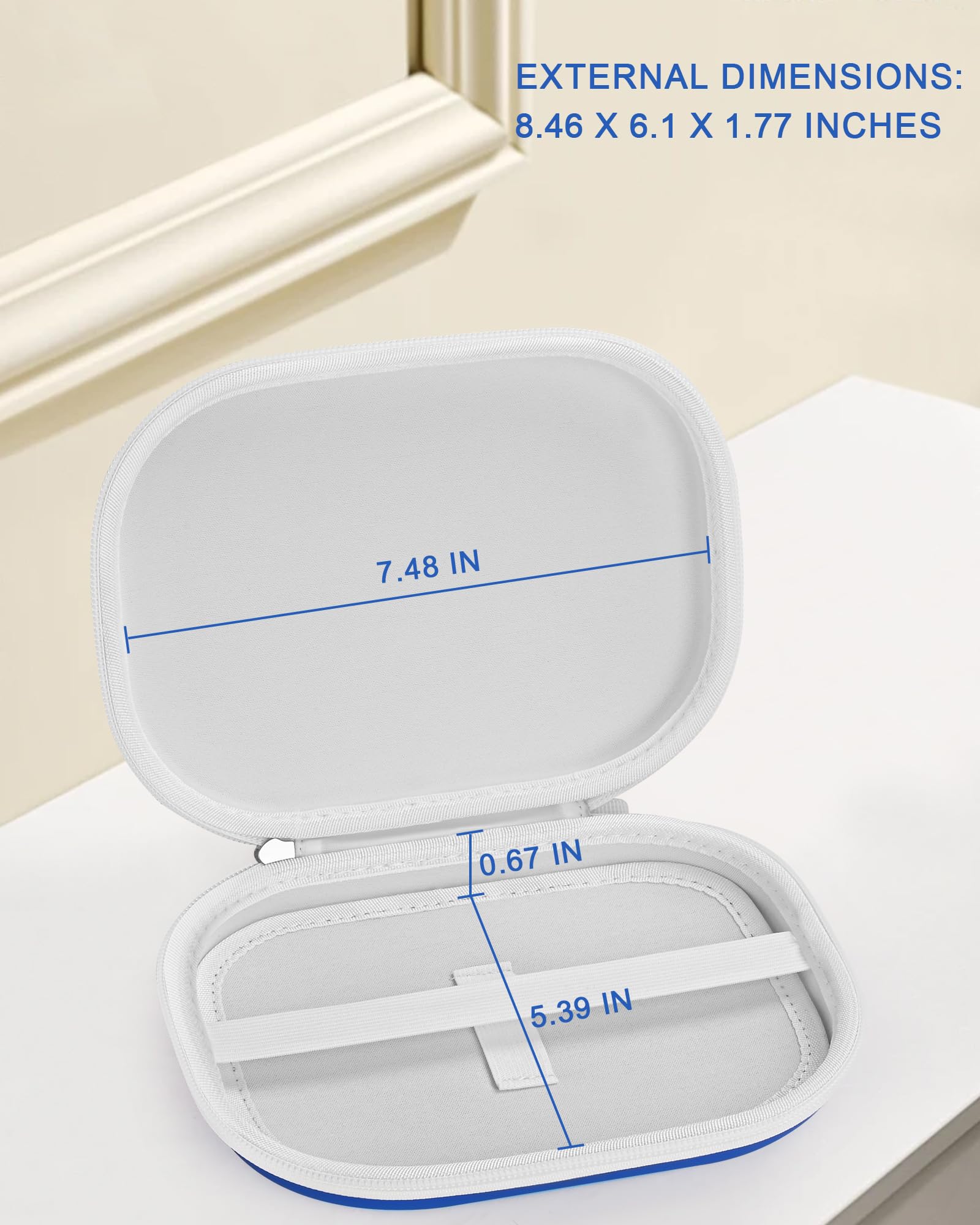 Reading Light Case for Glocusent LITOM LEDGLE TSINGREE, Book Light Case for Reading in Bed, Portable Storage Case for Home Travel