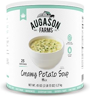 Augason Farms Creamy Potato Soup Mix #10 Can 45 Oz