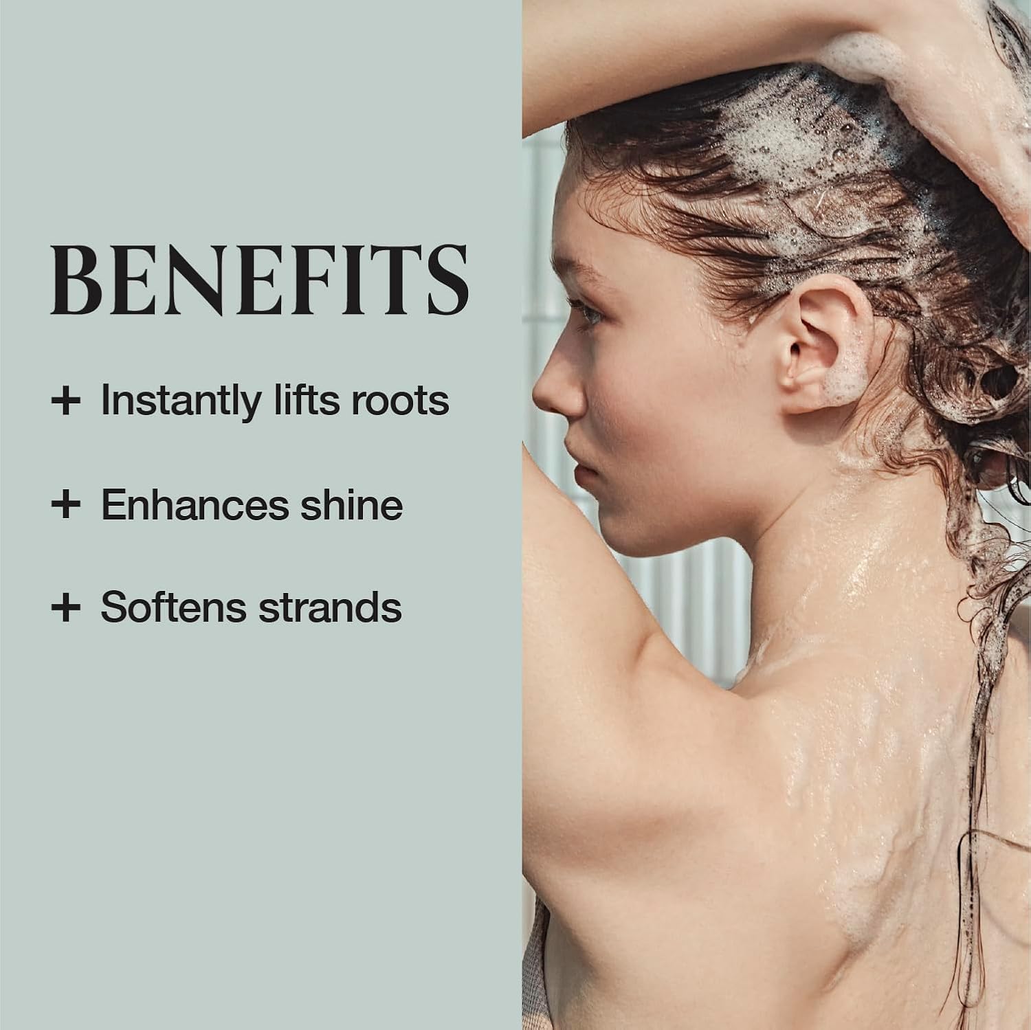 MONCLOS Velvet Shampoo (16.9 fl oz) - Volume Shampoo for Fine and Thinning Hair. Sulfate-Free, Peptide-Infused Formula for Soft, Shiny Hair, and Root Volumizing - Image 4