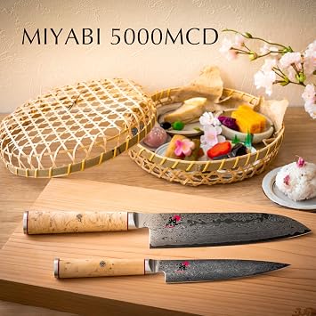 MIYABI 5000 MCD SANTOKU, Wood (34374-181)