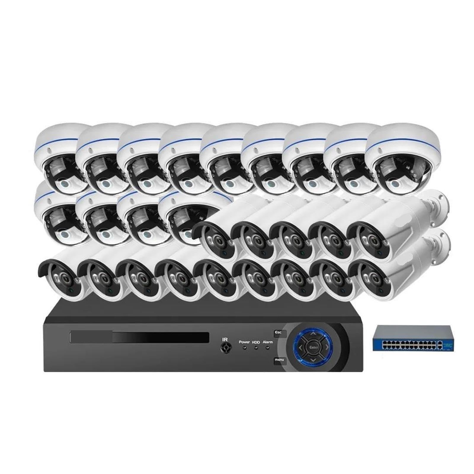 Sistema di telecamere di sicurezza 32CH 4K 5MP PoE H.265