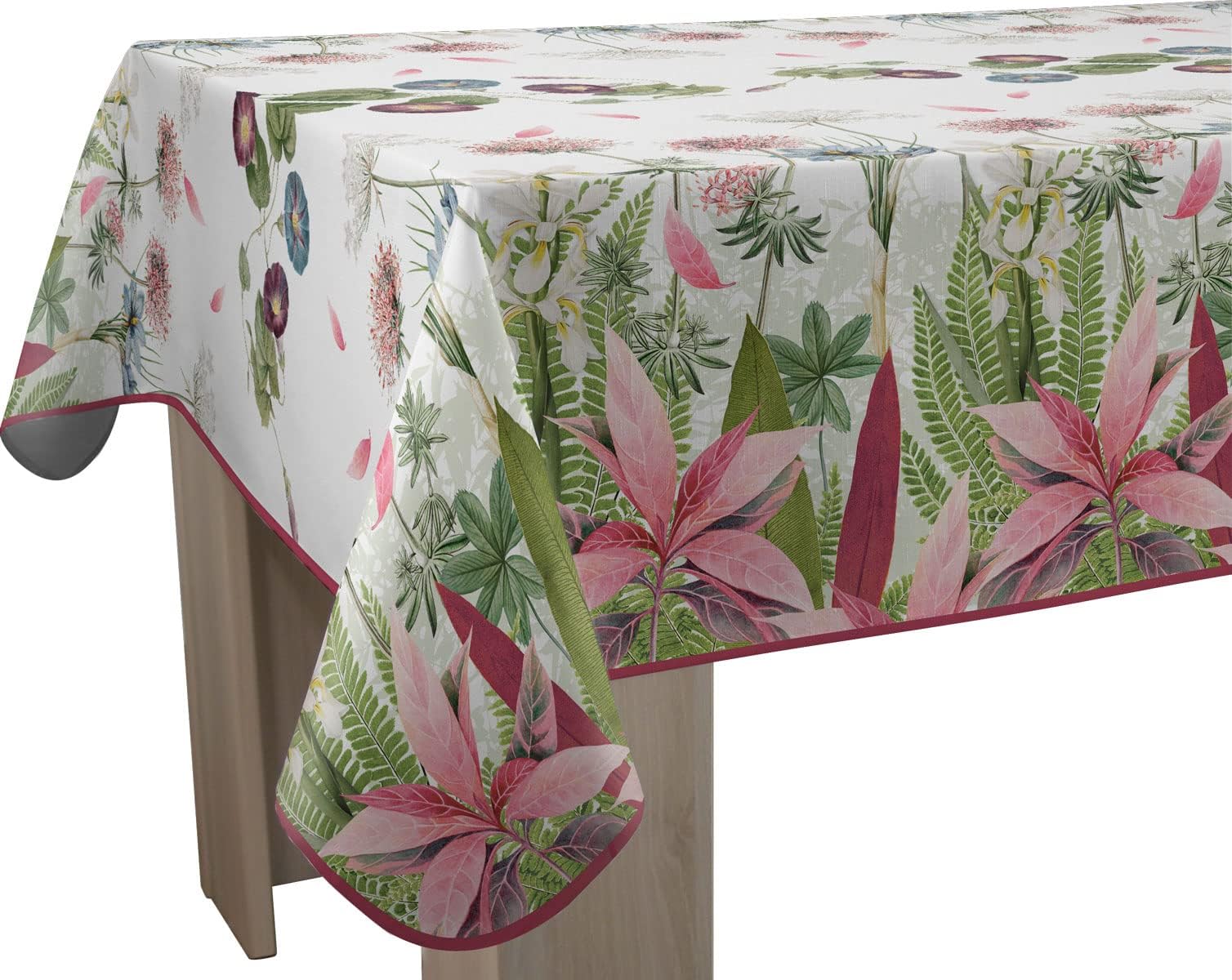 Nappe de Noël rectangulaire (150 x 300 cm) Isadora Rouge - Décoration Nappe de Noël rectangulaire (150 x 300 cm) Isadora Rouge - Décoration