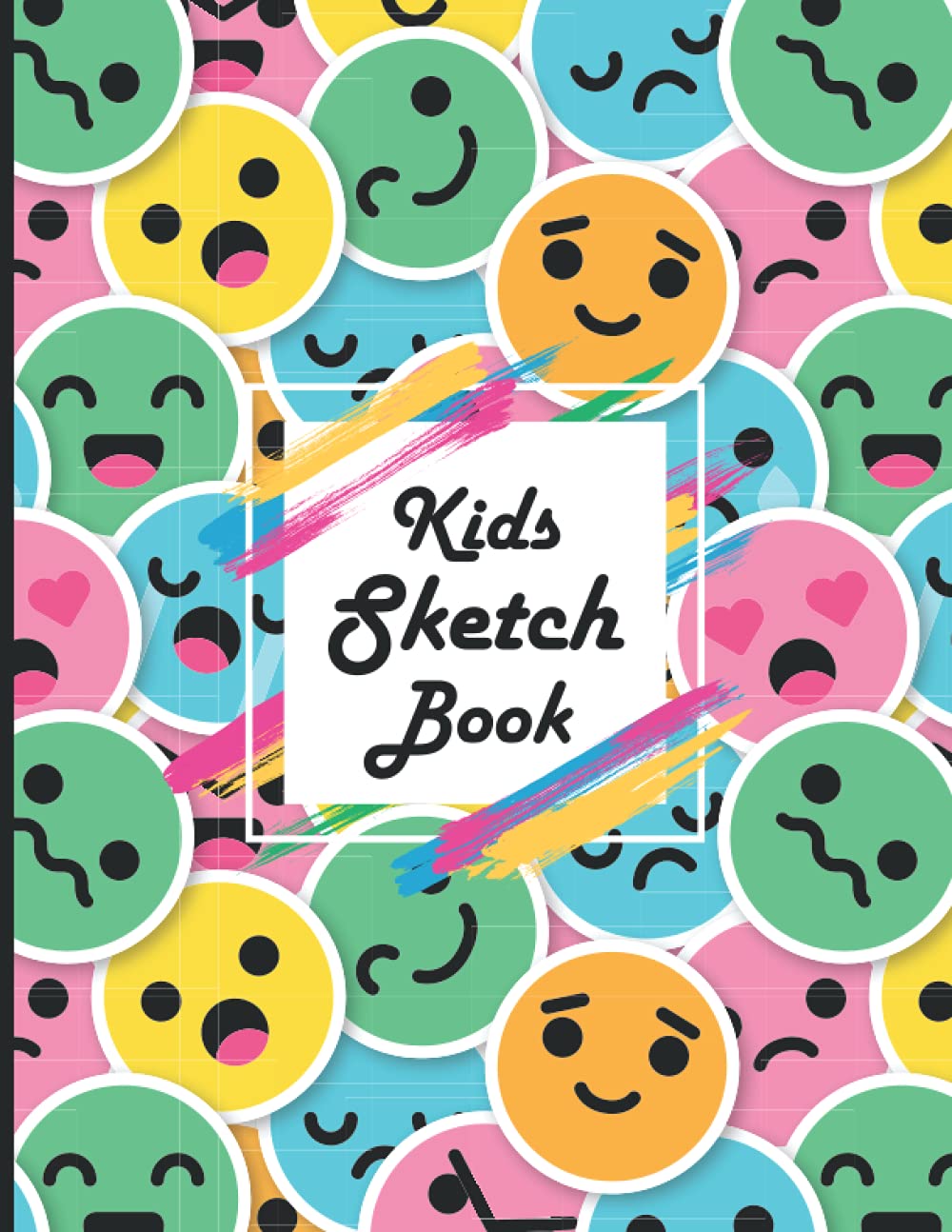 Kids Sketchbook: A Large Journal with Blank Paper for Drawing, Doodling, Painting, Writing, School, Class and Home