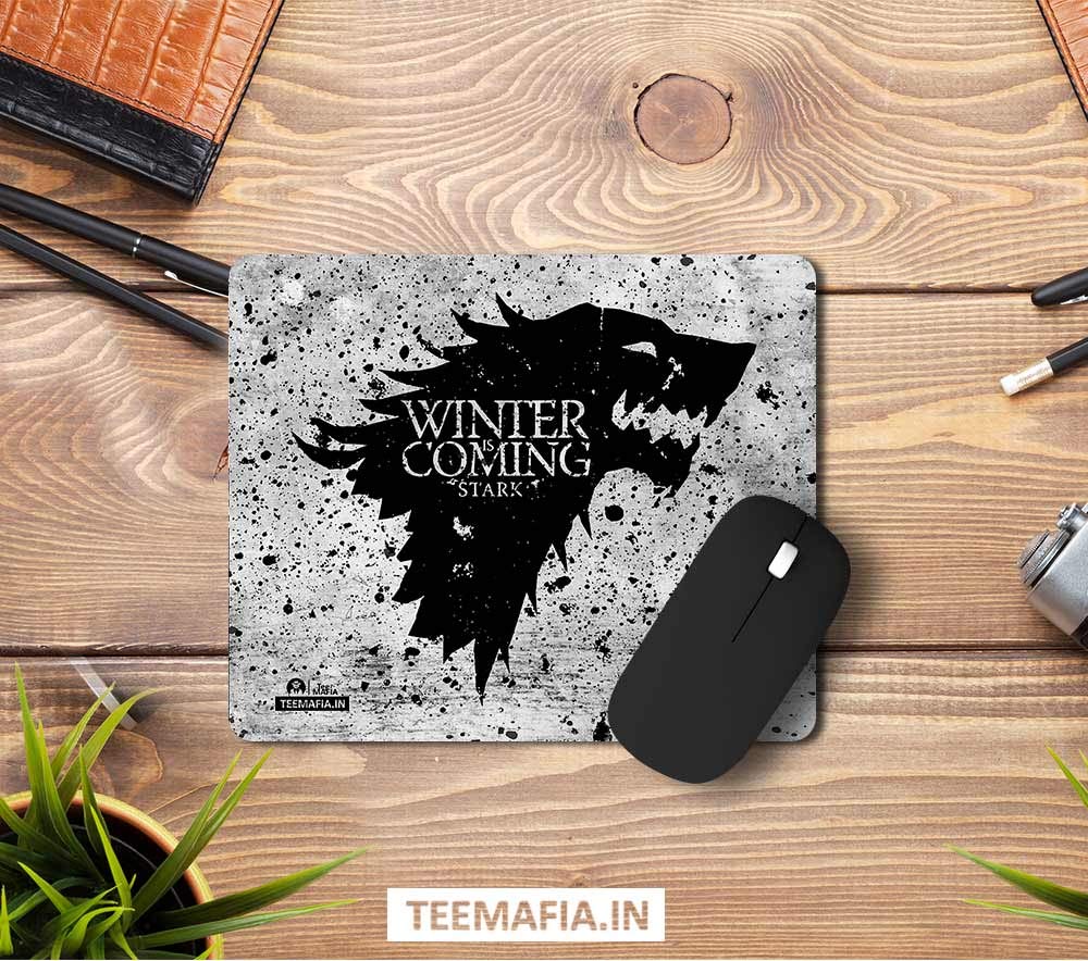 Tee Mafia Winter is Coming Gaming Mouse Pad for Gamers |Game of Thrones Mousepad | All Superhero Mousepad | Anti Skid Technology Mouse Pad for Laptops and Computers (All Superhero)