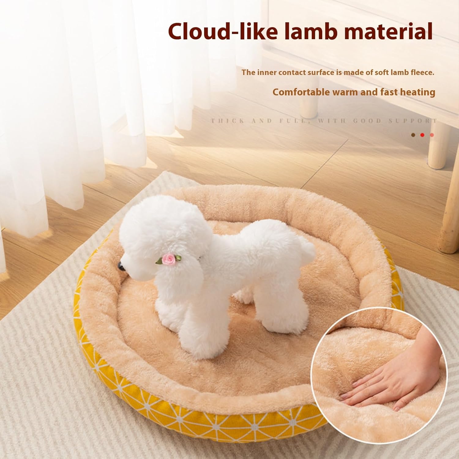 Winter Sleeping Pad Comfortable Dog Cat Sleeping Mats Small Puppy Bed Dog Sleeping Pads Universal Dog Pet,Comfy Cat Bed Dog Kennels Indoor Puppy Sleeping Bed Cozy Dog Beds Pet Beds for Small Dogs Pet