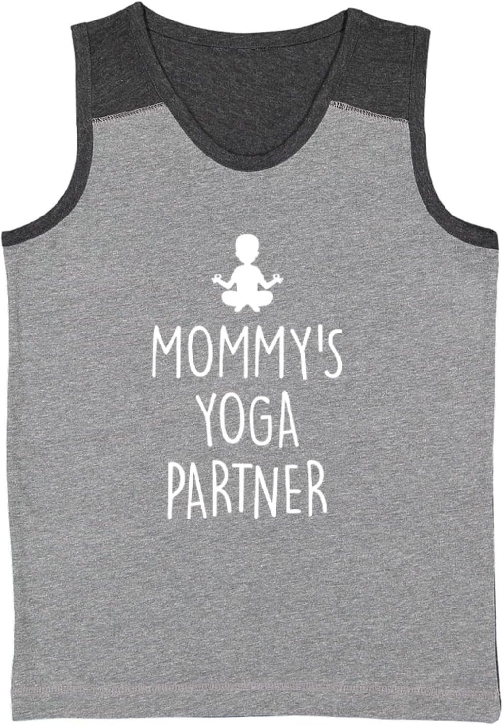 Tcombo Mommy's Yoga Partner - Exercise Youth Contrast Back Tank Top