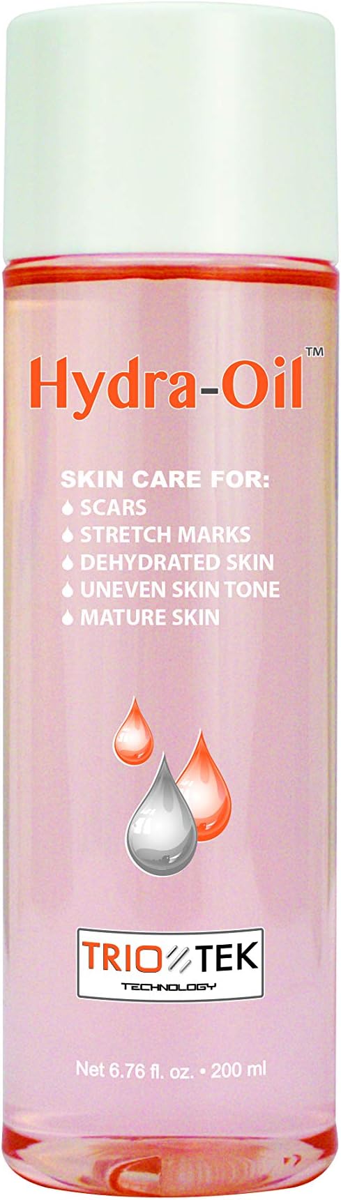 Scar Removal Serum - 200 ml Hydrating Oil for Face and Body - Treatment for Acne Scars, Stretch Marks, and Dark Spots - Vitamin E & A