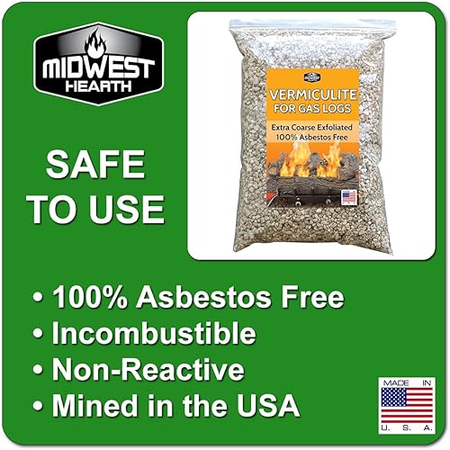 Miniatura 3 de Midwest Hearth Vermiculite Granules for Gas Logs - 12 oz Bag