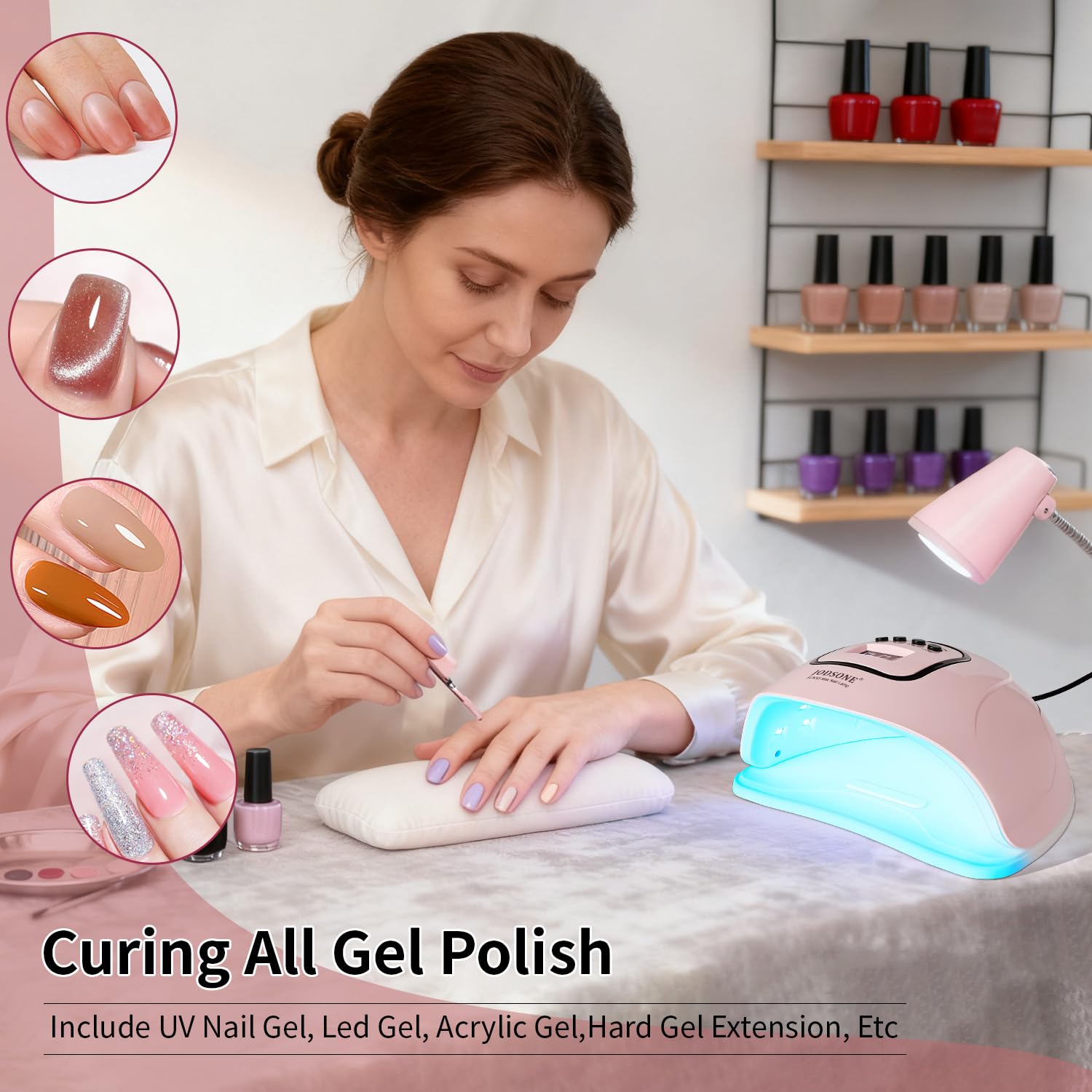 JODSONE UV Nail Lamp - Fast Gel Curing & Automatic Sensor -7