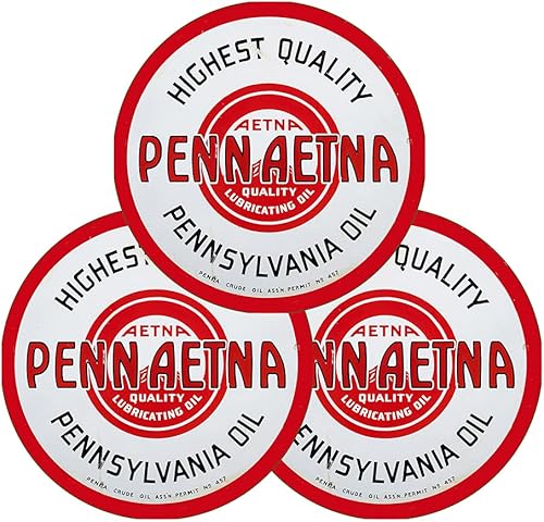 Miniatura 206 de Brotherhood Letrero de gas vintage de reproducción de letreros de metal vintage, letrero redondo de metal para garaje y hogar, 8 pulgadas de Nourse