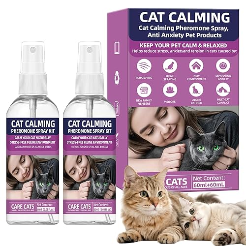 Cat Calming Pheromone Spray Kit Feline Calm Pheromones Vet Recommended