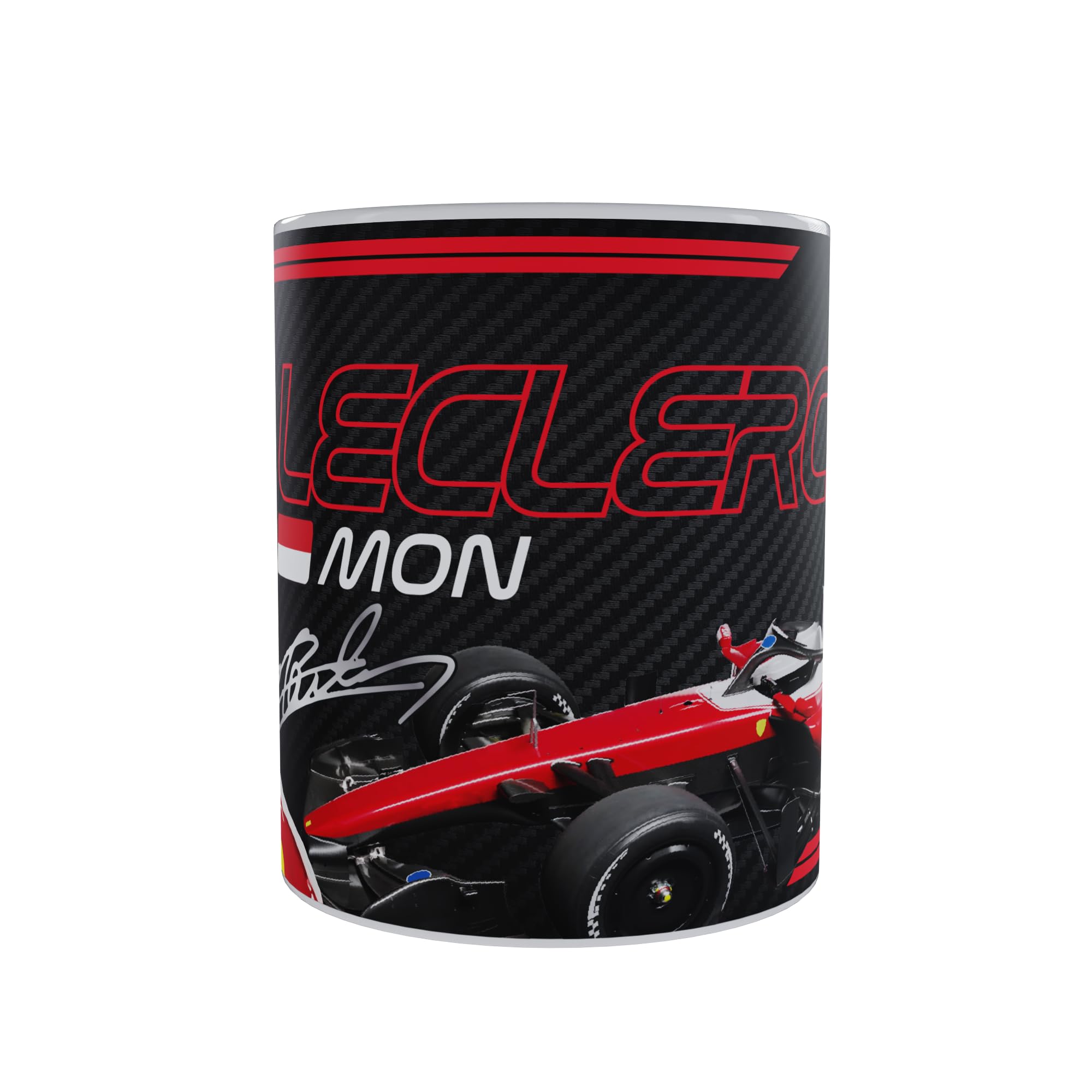 Partisan Leclerc Tazza in ceramica F1 325 ml Nero