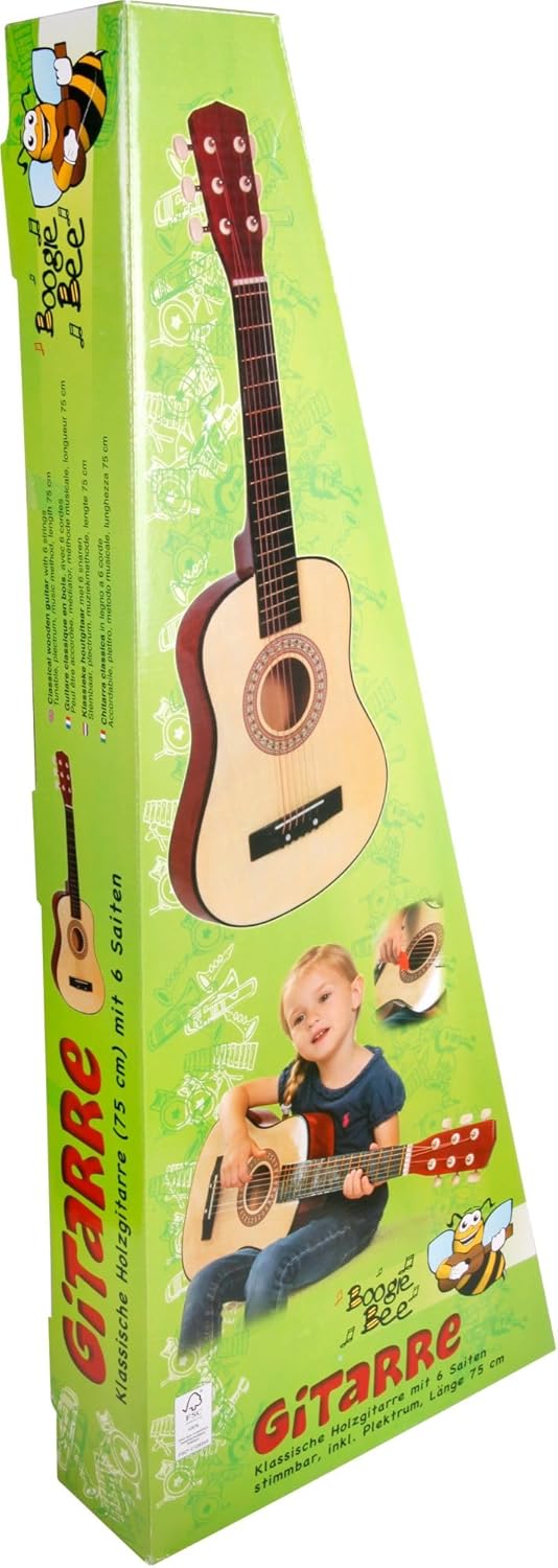 Vedes Wood Guitar (30 Inches) Wooden Guitar with 6 Strings, 75 cm