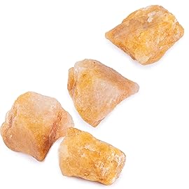 UFEEL 1 LB Bulk Rough Yellow Aventurine Crystal Stone for Tumbling Cabbing Decoration Polishing Wicca Reiki Healing Crystals Large 1 Natural Raw Stones 1 Pound (About 450 Gram)